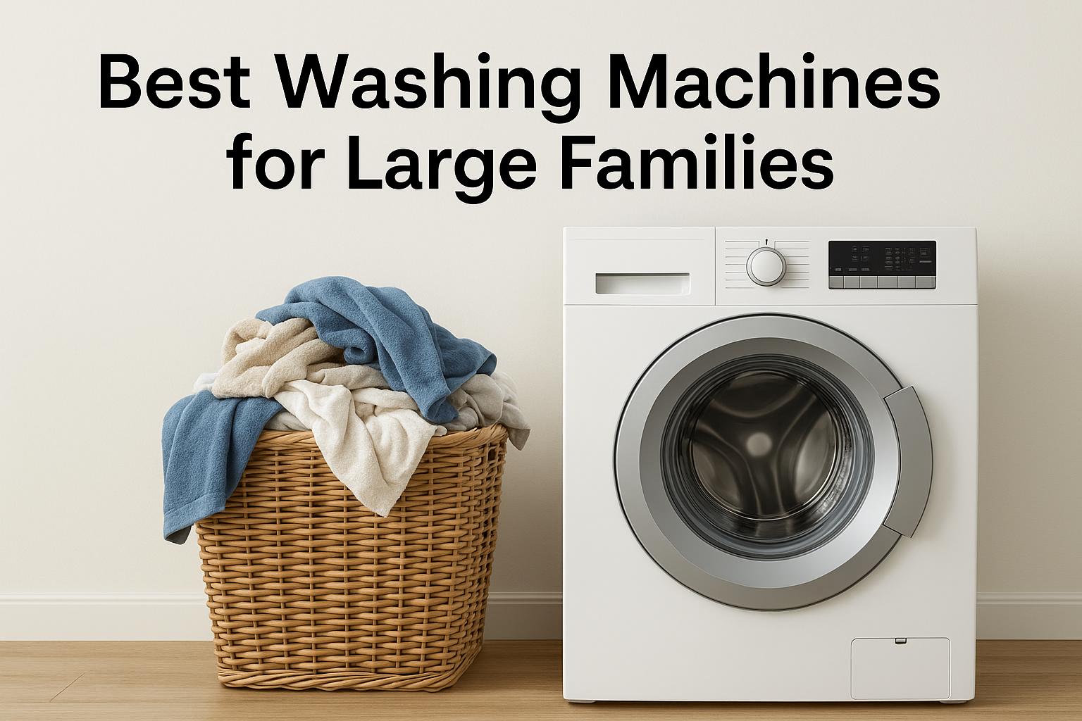 Best Washing Machines for Large Families