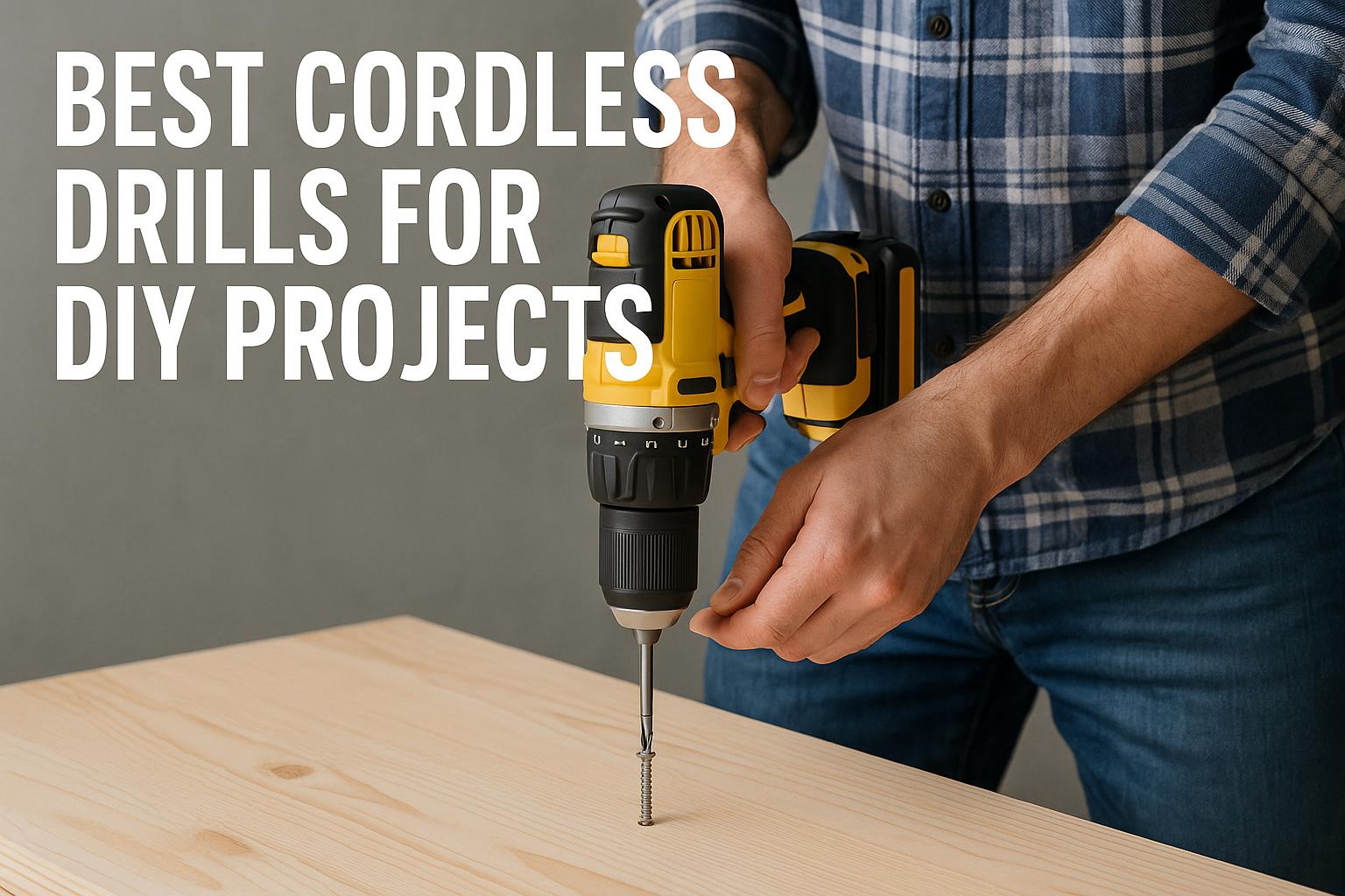 Best Cordless Drills for DIY Projects